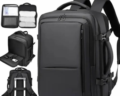 Expandable Laptop Backpack 15.6 Inch Laptop Padded Sleeve Tech Accessories Compartments Waterproof