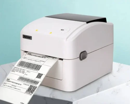 Thermal Label Printer 108mm With USB & LAN Connectivity 203 DPI Resolution Direct Thermal Printing