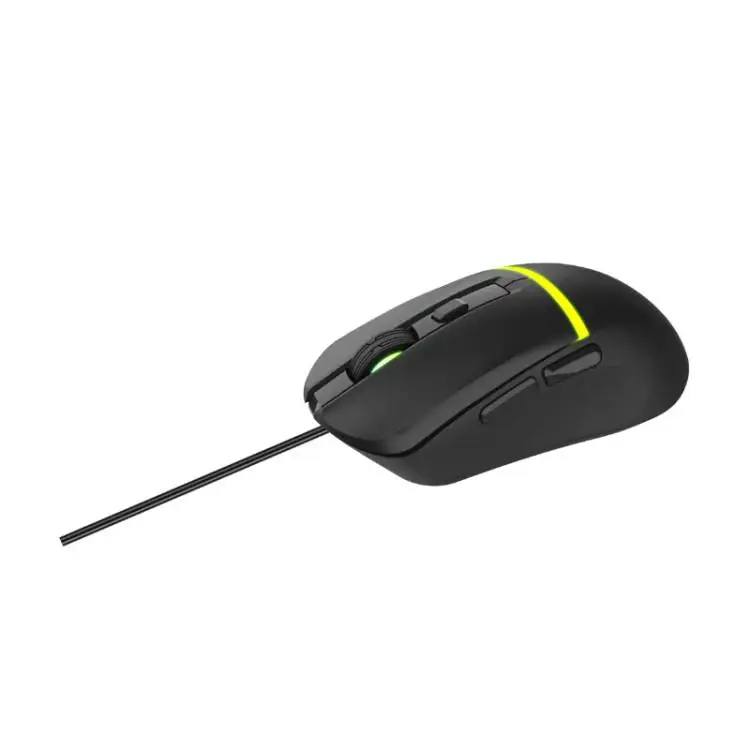 Mouschi Shade Wired Gaming Mouse With 12,000 DPI, 13 RGB Lighting Modes, Programmable Buttons 8M-Click Switches - Image 3