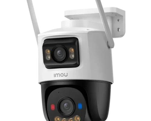 Imou Cruiser Dual 2, an outdoor dual-lens Wi-Fi security camera featuring a 6MP resolution smart AI detection