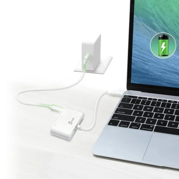 JCA379 USB-C® to HDMI™ & USB™ 3.0 with Power Delivery - Image 4
