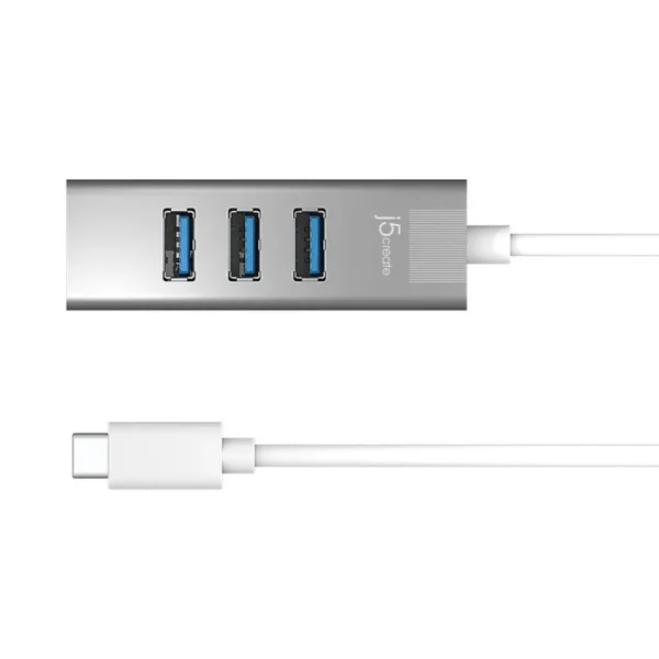 J5Create USB-C™ 4-Port Hub JCH344 - High-Speed USB 3.1 (Gen 1) Hub Compatible with Windows®, macOS®, Linux®, Chrome OS™Accessories IN LEBANON