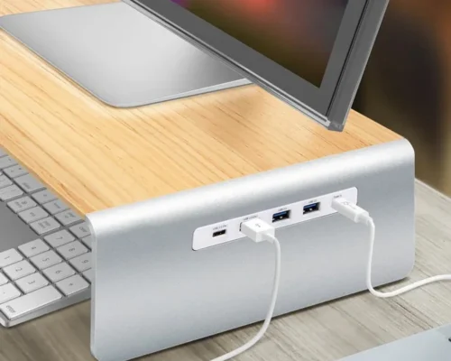 JCT425 Multi-Function Monitor Stand USB Type-C™, 4K HDMI™ & 6-Port USB™ HUB with Power Delivery