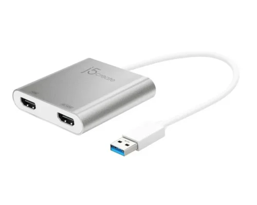 JUA365 USB™ 3.0 to Dual HDMI™ Multi-Monitor Adapter