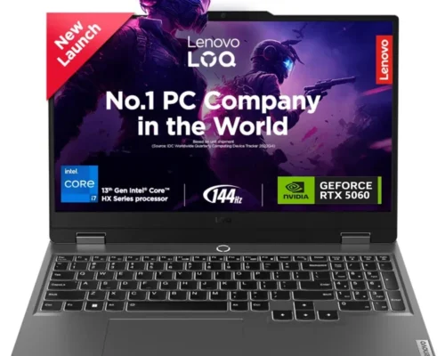 LENOVO LOQ 15 Ai CORE I7-13650HX 24GB RAM 512GB SSD 15.6″ FHD 144HZ NVIDIA RTX 5060 8GB