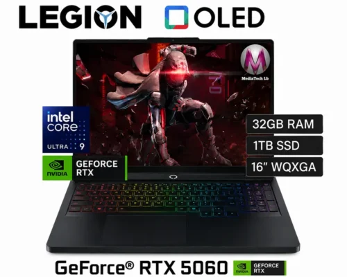 Lenovo Legion 5 Intel Core Ultra 9 275HX 1TB SSD 32GB DDR5 16.0 Inch Nvidia GeForce RTX 5060 8GB W11H Grey