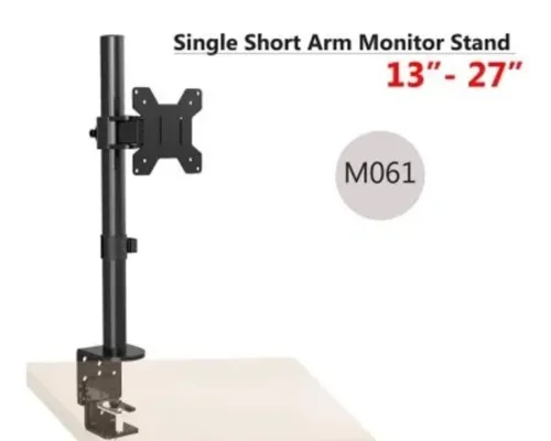 Single Short Arm Mount  Monitor Stand Bracket 13-27 inch