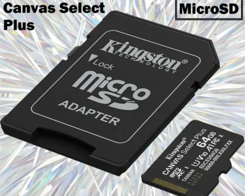 Kingston Canvas Select Plus 64GB MicroSD Card micro SDXC Gen3 With A1 App Performance Class 10 UHS-I Speed