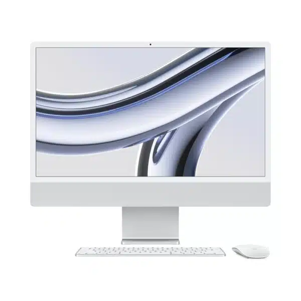 IMac Apple MQRJ3AB/A M3 8-Core CPU 8GB DDR5 256GB SSD 24 Inch 4.5K 10-core GPU Silver BUSINESS DESKTOP 1 YEAR WARINTY