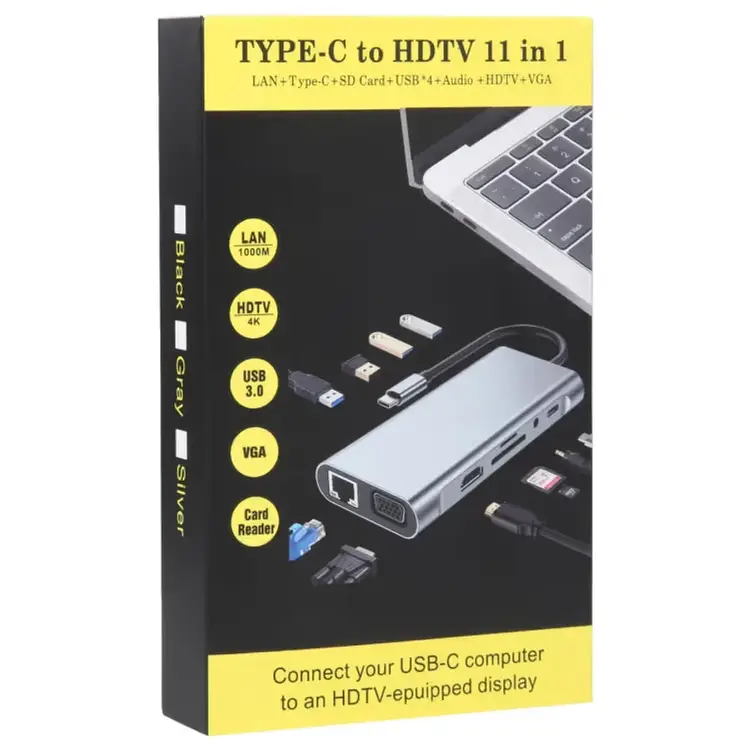Type-c to HDTV 11 IN 1 ACCESSORIES in lebanon