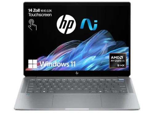 Hp OmniBook Ultra 14 2in1 AMD Ryze Ai 9 375 32GB 2TB SSD 14 2.2K TOUCHSCREEN ATI Graphics Silver upto 15HOURS BATTERY