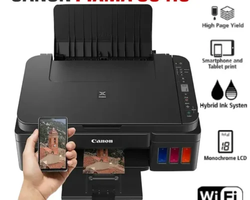 Canon PIXMA G3410 Tank Printer 3in1 Print ScaN Copy Black Color Wi-Fi MEGATANK