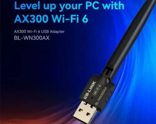Usb wifi AX300 Wi-Fi 6 Wireless USB Adapter 2.4GHz with 300Mbps Speed highy quality