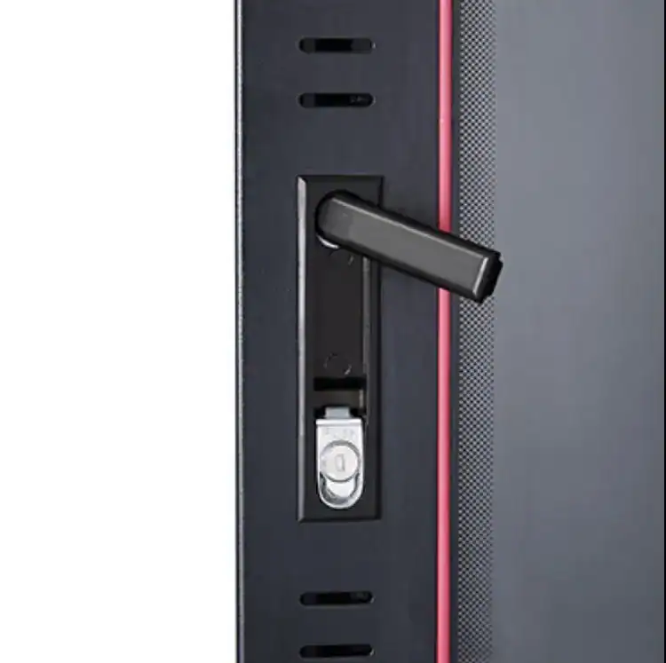 FLOOR STANDING SERVER CABINETS GLASS FRONT DOOR PERFORATED SIDE DOORS 4 FANS 4 CASTORS ADJUSTABLE FEET 1 FIXED SHELF NRB.6618 18U(600x800)