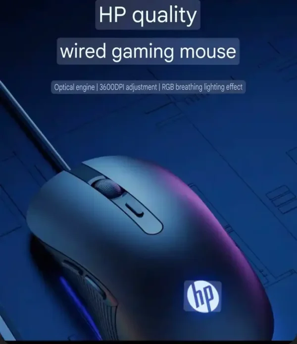 HP M280 (black) wired gaming mouse single light silent gaming USB notebook desktop computer office in lebanon