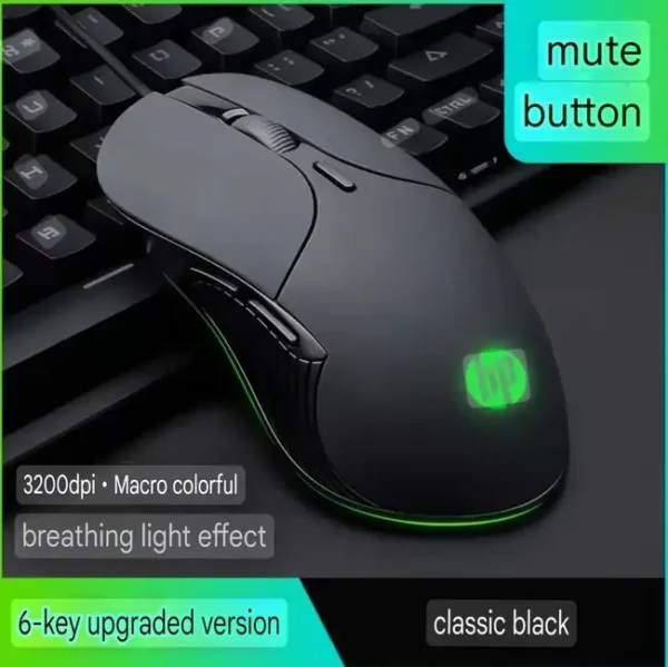 HP M280 (black) wired gaming mouse DPI 3200 single light silent gaming USB notebook desktop computer office in lebanon