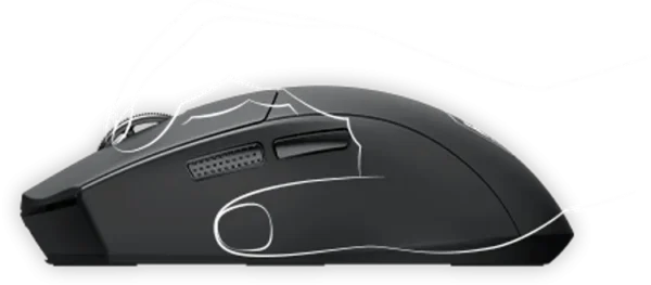 MSI FORGE GM500 WIRELESS GAMING MOUSE BLACK RGB ORIGINAL