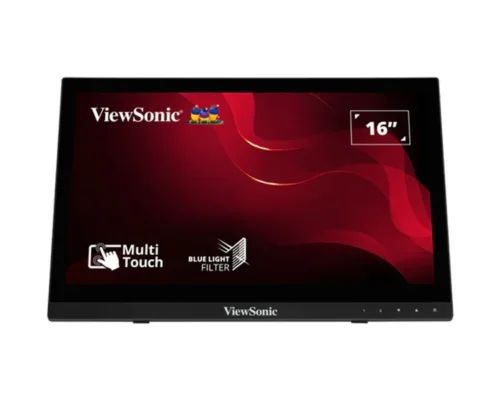 ViewSonic Monitor TD1630-3 16″ 10-Point Touch Screen Monitor TN Technology WXGA Static Contrast Ratio 500