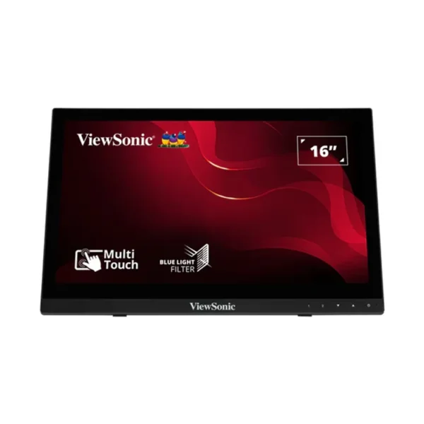 ViewSonic Monitor TD1630-3 16" 10-Point Touch Screen Monitor TN Technology WXGA Static Contrast Ratio 500 1(typ) Response Time 12ms Backlight life 15000 hrs Flat Built-in Speakers Flicker-Free Blue Light Filter 1 Year Warranty 60 Hz Resolution:1366x768 PC Operating System: MAC/Windows 1 VGA 1 USB Type B 1 Audio In 1 HDMI monitors in lebanon