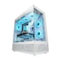 MCSETW MARS GAMING MC-SET HIGH CAPACITY ATX CASE MESH DESIGN MCSETW FRONT & SIDE FRAMELESS GLASS PANEL UP TO 9X FANS WHITE GAMING CASES IN LEBANON
