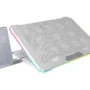 MARS GAMING MNBC13 ARGB NOTEBOOK COOLER & STAND 13x MNBC13W FANS LCD CONTROL SCREEN PHONE HOLDER UP TO 17" WHITE GAMING COOLER IN LEBANON