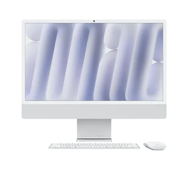  Apple M4 MWUC3LL/A 8-Core Chip 16GB 256GB SSD EN 24" 4480 x 2520 Retina Display 8-Core GPU | 16-Core Neural Engine SILVER DESKTOP IMAC IN LEBANON