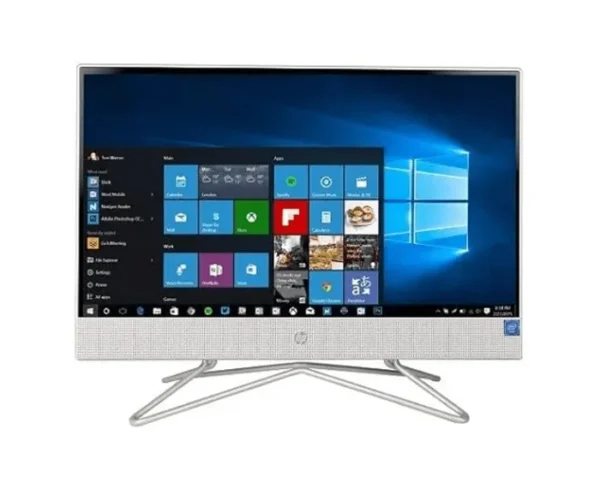 HP All-in-One Desktop 22-DF0003W INTEL CELERON 5900T 4GB 256GB NVME 22" W10 HOME WHITE DESKTOP IN LEBANON