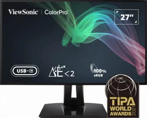 ViewSonic 17″ViewSonic Monitor, USB-C connectivity with 90W power delivery Daisy Chain supported for dual monitor setup