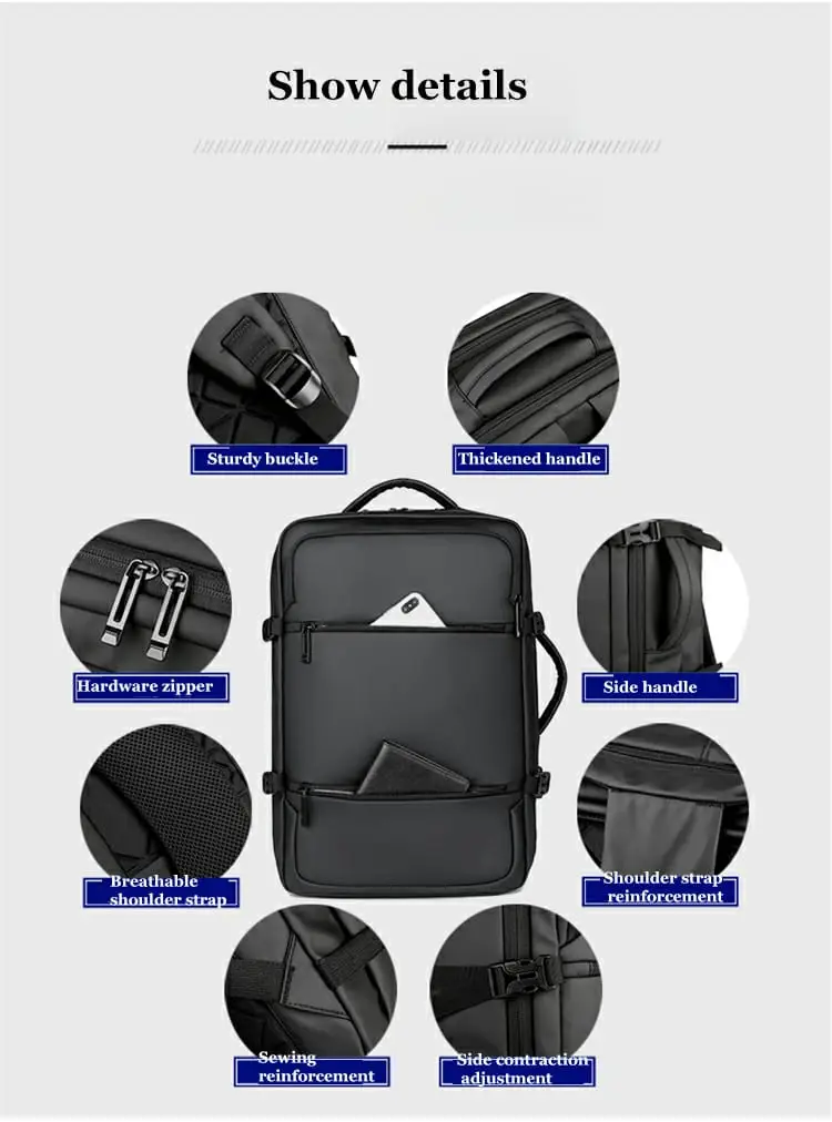 Laptop Backpack W023-BLACK-EXP013 accessories in lebanon
