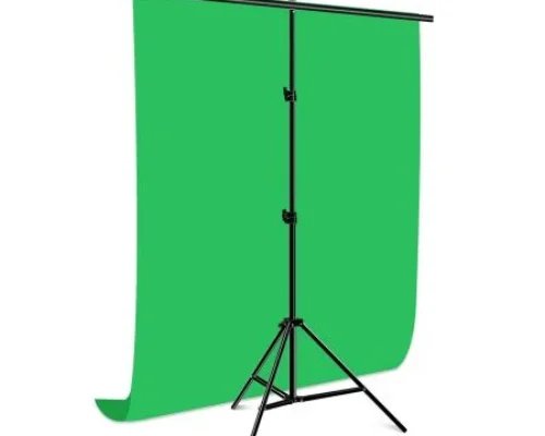 Green screen Portable Multipurpose Green Screen Adjustable Tripod Background for Photo Video Live Game Virtual Studio