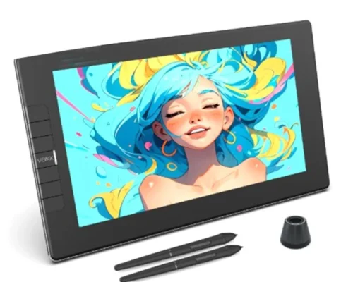 Drawing Tablet Veikk 11.6 Inch Full-Laminated Graphic Drawing Monitor,2 Battery-Free Pen and Tilt Function