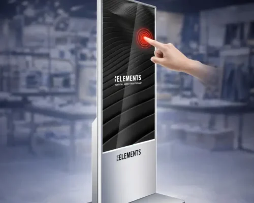 KB ELEMENTS 55″ Interactive Advertising Display – Touch Screen Standing DLED