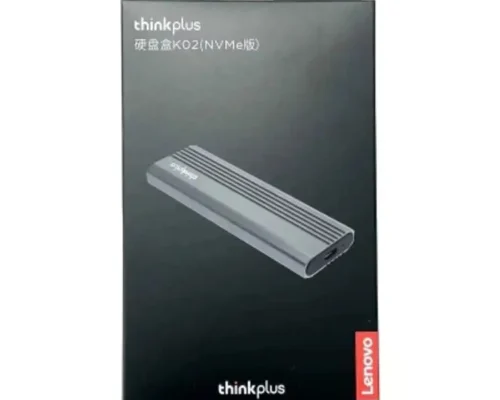 Lenovo Thinkplus K02 NVMe SSD enclosure designed to turn internal M.2 SSDs into external storage.