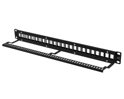 PATCH PANEL CAT6 UTP 24 PORTS + KEYSTONES JS-52-24