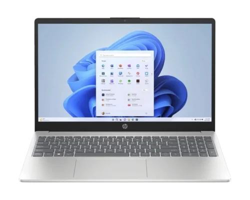 HP 15 Intel Core I5-1235U 512GB SSD 8GB DDR4 15.6 Inch Touch 1366×768 Intel Iris Xe Graphics W11H Silver 