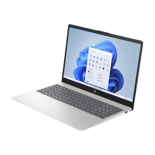 HP 15 Intel Core I5-1235U 512GB SSD 8GB DDR4 15.6 Inch Touch 1366×768 Intel Iris Xe Graphics W11H Silver Business Laptop 1 year warranty Laptop in Lebanon