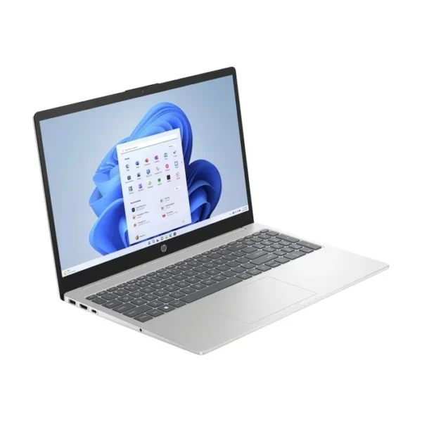 HP 15 Intel Core I5-1235U 512GB SSD 8GB DDR4 15.6 Inch Touch 1366×768 Intel Iris Xe Graphics W11H Silver Business Laptop 1 year warranty Laptop in Lebanon