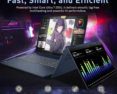 LENOVO IDEAPAD 5 16IAL10 X360 CORE ULTRA 7 255U 32GB 1TB NVME 16 WUXGA OLED TOUCH WIN11P GREY ROTATIONAL + PEN