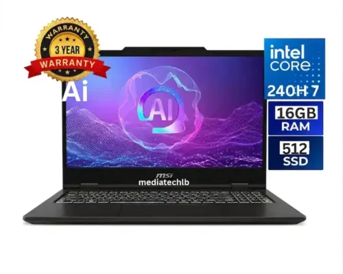 MSI VenturePro 15 Intel Core i7-240H 512GB SSD 16GB 15.6 Inch NVIDIA RTX 5060 8GB W11H 3 Years WRTY