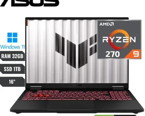 ASUS TUF A16 AMD Ryzen™ 9 270 4.0GHz 32gb 1TB SSD 16″ FHD 165Hz NVIDIA® RTX™ 5070 8GB