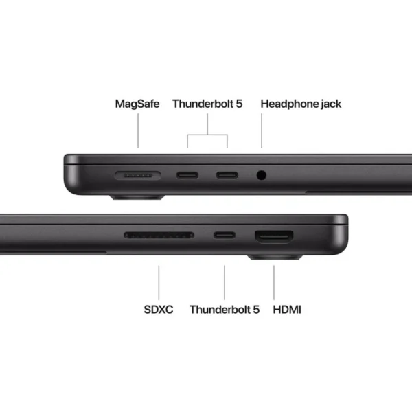 MacBook M4 PRO MX2H3LL/A 12-Core Chip 24GB 512GB SSD EN 14" 3024 x 1964 Liquid Retina XDR Screen 16-Core GPU | 16-Core Neural Engine MAC OS/SPACE BLACK MACBOOK IN LEBANON