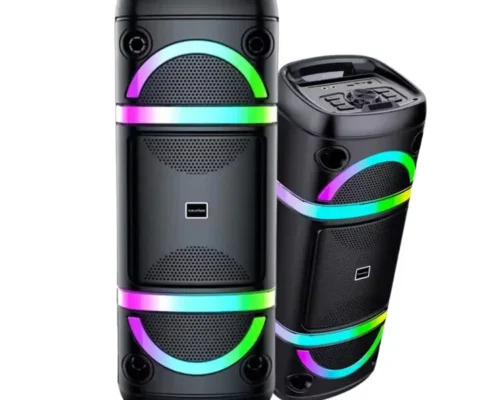 Dual 8″ inch LED Light Party Speaker Karaoke Ready original high quality