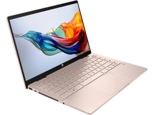 HP X360 PAVILION 14 PLUS CORE 5 120U 10core 16GB 256GBNvme 14.0 FHD 5MPcam ROSE GOLD business laptop in lebanon