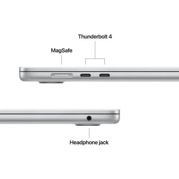 MacBook AIR MWUU3LL/A M4 10-Core Chip 16GB 256GB SSD EN 24" 4480 x 2520 Retina Display 10-Core GPU | 16-Core Neural Engine SILVER MACBOOK IN LEBANON