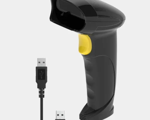 Laser Wireless Handhold Barcode Scanner Support wireless inventory can save 500,000bytes Decoding Capability