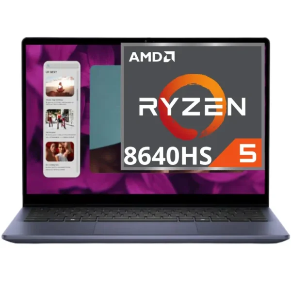 DELL INSPIRON I7445-5333BLU-PUS AMD RYZEN 5 8640HS 8GB DDR5 ON BOARD 512GB NVME 14" FHD X360 TOUCHSCREEN AMD RADEON WIN 11 Laptop in Lebanon
