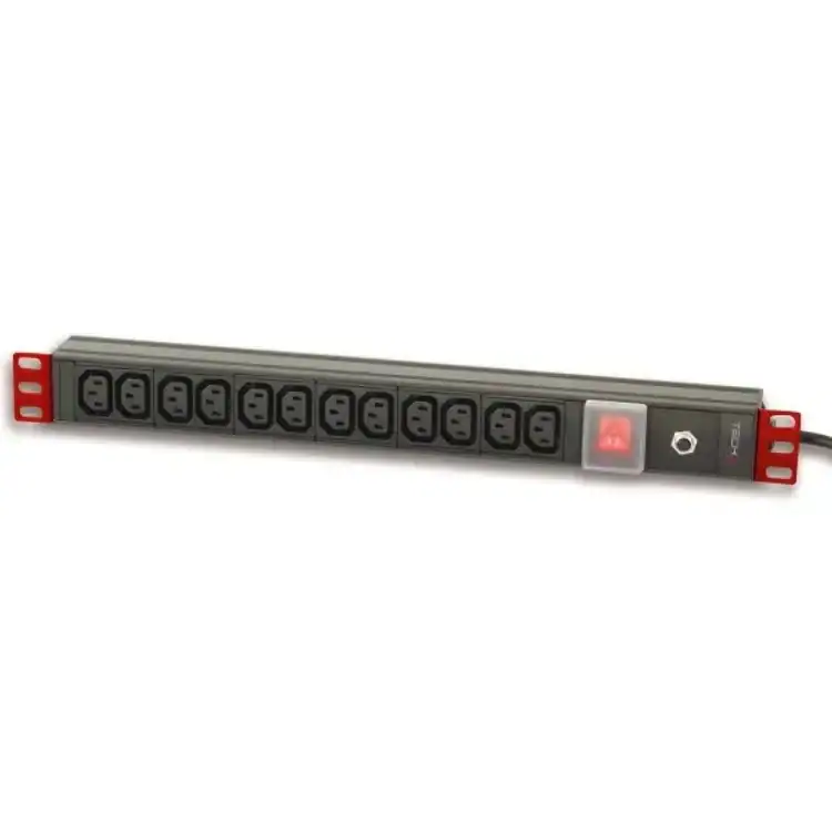 PD-3-16 16 PORTS PDU EU TYPE WITH ON/OFF SWITSH & OVERLOAD PROTECTION Accessories IN LEBANON