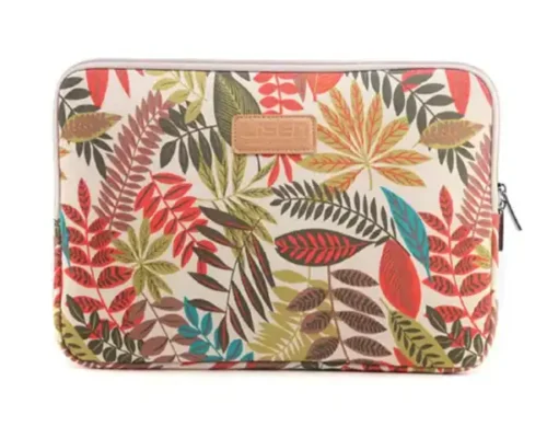 Sleeve Bag Leaf Beige shockproof and water-resistant protective cover 13 inch Beige