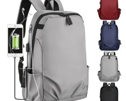 HEROIC 15.6″ BACKPACK WATERPROOF MULTIFUNTIONAL USB+EARPHONES  (BLUE,BLACK,GRAY,RED)