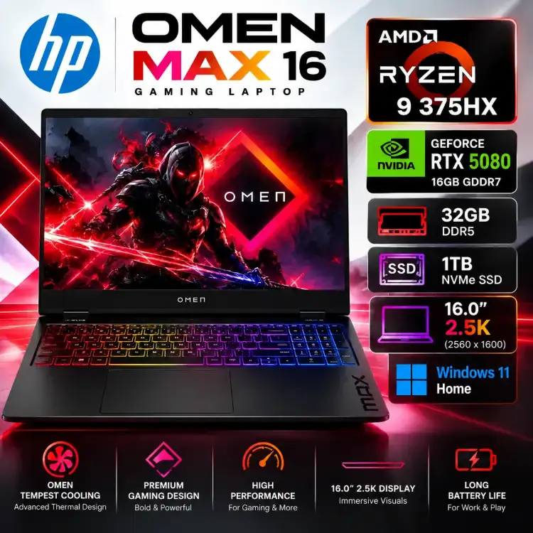 HP Omen Max 16T-AK000 D11PQU8R#ABA gaming laptops in lebanon
